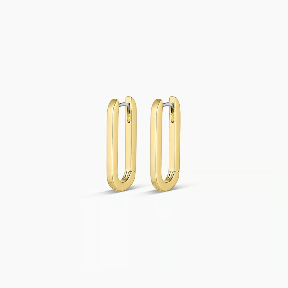 NEW gorgana 18k plated gold Parker Huggies